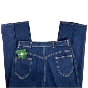 Vintage Hunt Club JC Penney Mens Jeans Straight Leg 33x34 NWT Dark Wash Retro